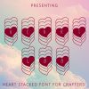 Heartloo – Free Stacked Heart Love Font