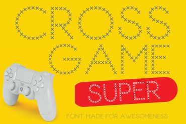 Cross Game – Free Font For Crafters