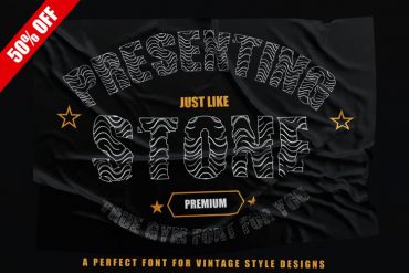 Just like stone – A Fun Creative Font for Free