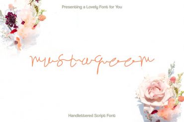 Mustaqeem – Free Signature Font