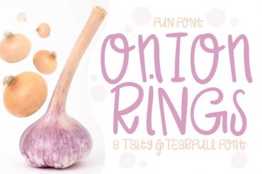 Onion Rings- Handwritten Free Font