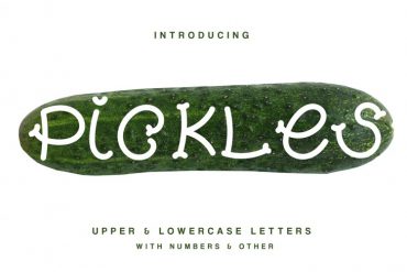 Pickes- Spicy & Tasty Free Font