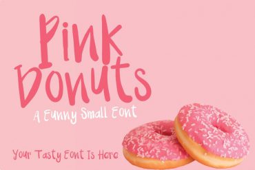 Pink Donuts – A Cute Hand Drawn Free Font