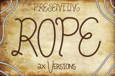 Rope – Free Font for Crafters