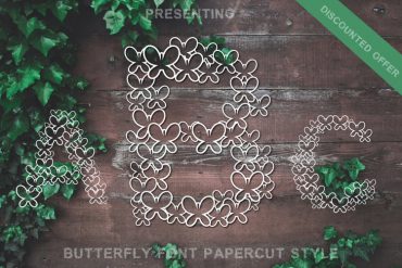 Butterfly Paper Free Font
